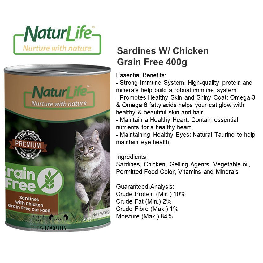 Naturlife Can Wet Grain Free 400G