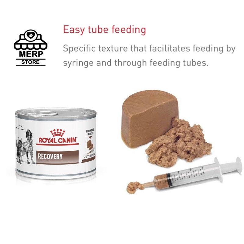 Royal Canin RECOVERY Diet Can Wet Food for Cats and Dogs 195g