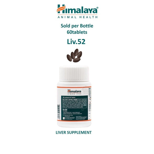 Himalaya Liv.52 60 Tablets Dogs and Cats Liver Authentic Himalaya