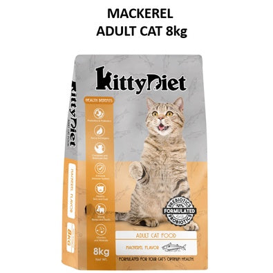Kitty Diet Adult & Kitten 8kgs Wholebag Cat Dry Food