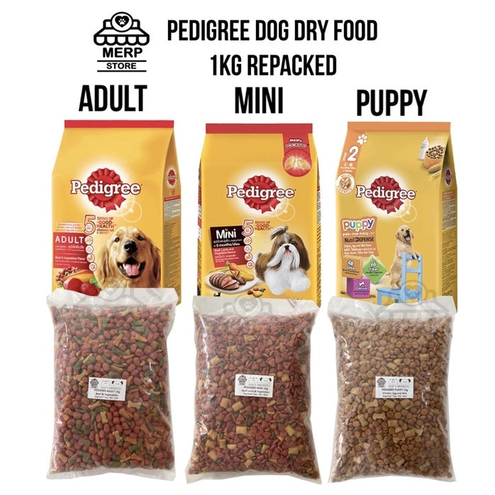 Pedigree puppy clearance food 1kg