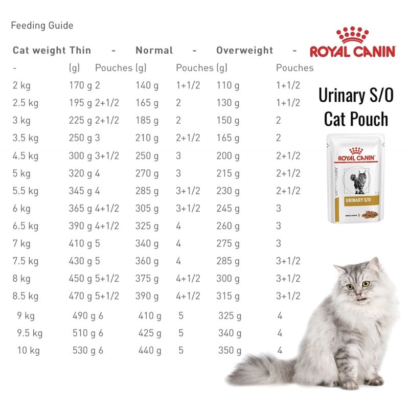 Royal Canin Urinary S/O Wet Cat Food 85g per Pouch