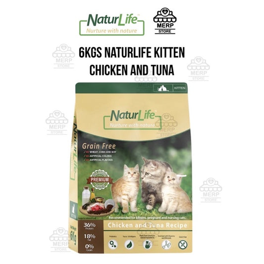 NATURLIFE KITTEN 6kgs wholebag