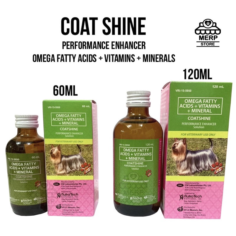 Coat Shine Performance Enhancer 60ml and 120ml