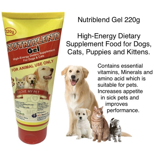 Nutriblend Gel High-Energy Supplement for Dogs & Cats 220g