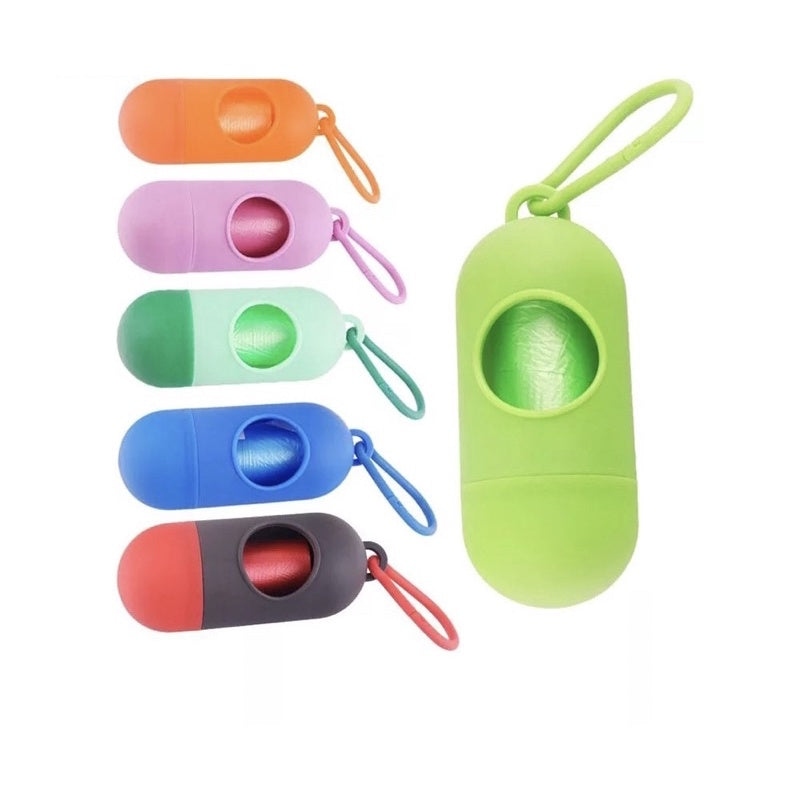 Capsule Bag Dispenser for & Poop Plastic bag