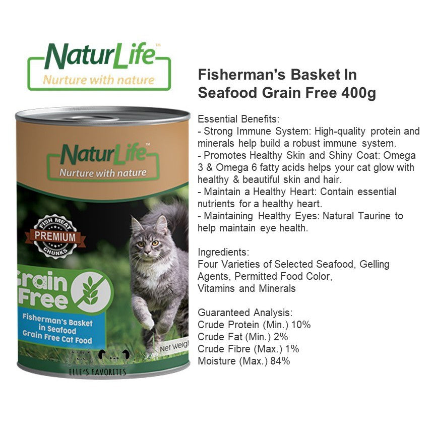 Naturlife Can Wet Grain Free 400G