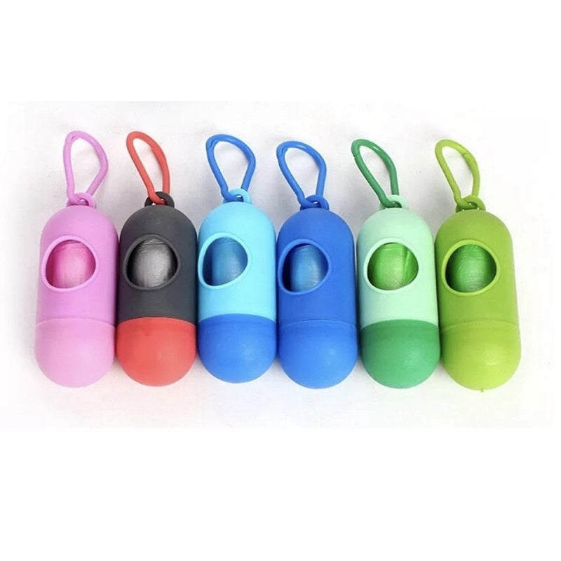 Capsule Bag Dispenser for & Poop Plastic bag