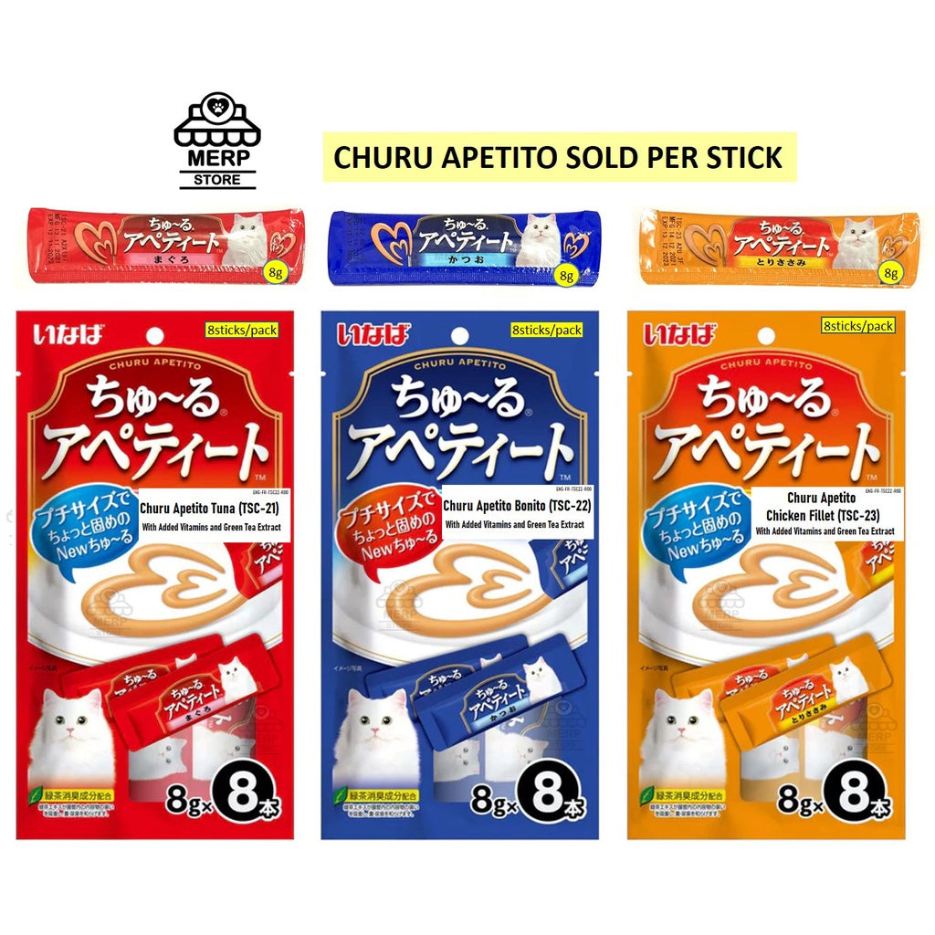 Ciao Churu Apetito Cat Treats SOLD per stick