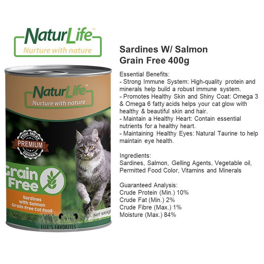 Naturlife Can Wet Grain Free 400G