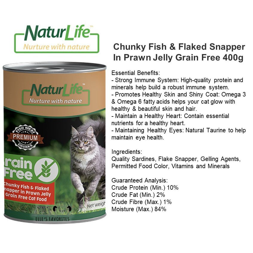 Naturlife Can Wet Grain Free 400G