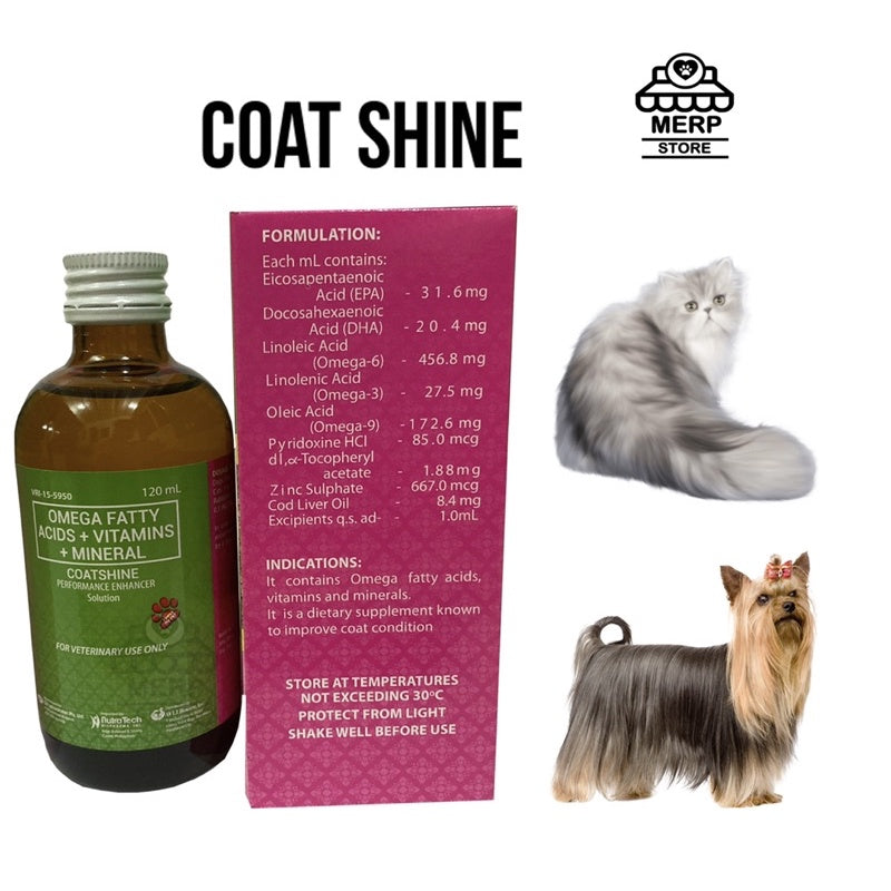 Coat Shine Performance Enhancer 60ml and 120ml