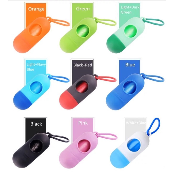 Capsule Bag Dispenser for & Poop Plastic bag