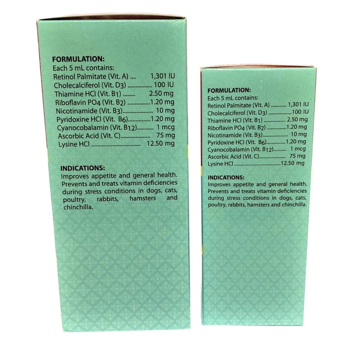 LCVIT Syrup for Dogs, Cats, Poultry, Hamster, Chinchilla, Rabbit – MERP ...
