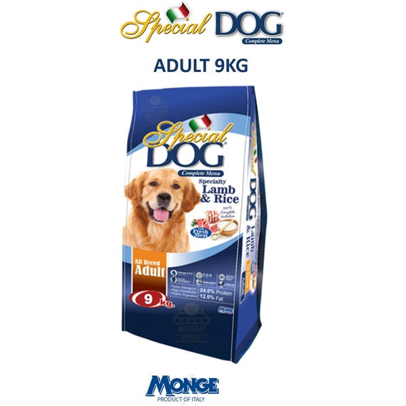 Special Dog ADULT PUPPY 9 KG LAMB RICE