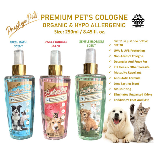 Pet Cologne Prestige Pets 11 in 1 Premium Pet Cologne Organic & Hypoallergenic