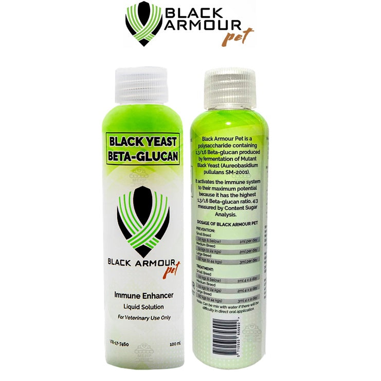 Black Armour Pet Black Yeast Beta-Glucan 100ml Syrup