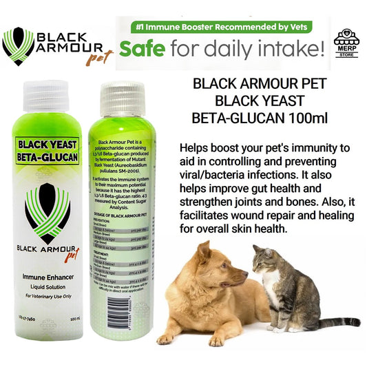 Black Armour Pet Black Yeast Beta-Glucan 100ml Syrup