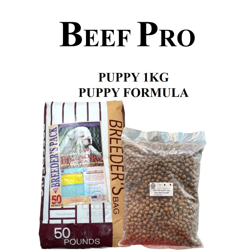 Beef pro hotsell puppy guaranteed analysis