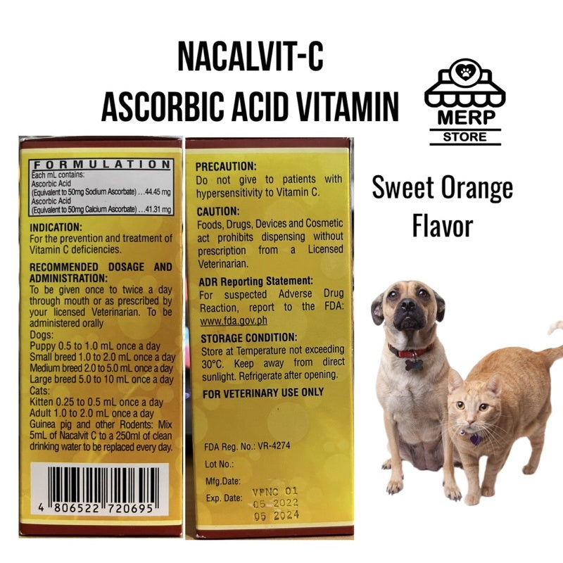 Giving vitamin clearance c to dogs