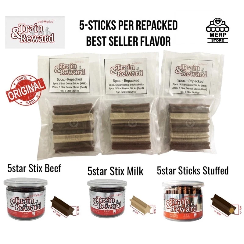 Train and Reward Dog Dental Treats 5pcs. per Budget Pack — image 1 of 1
