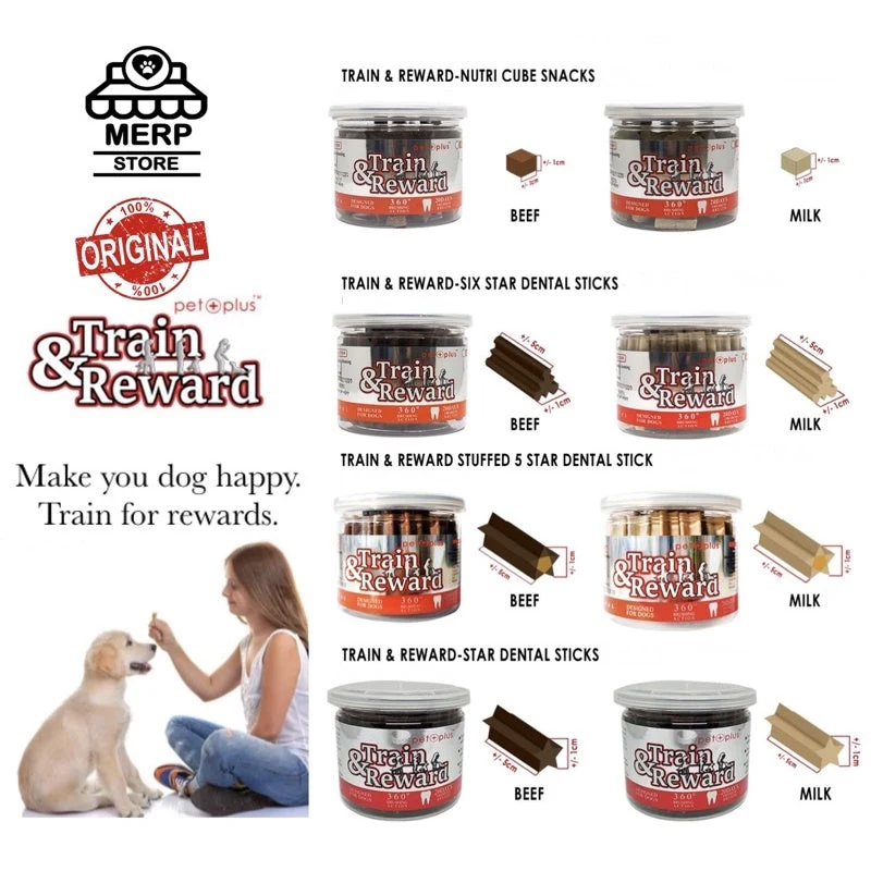 Train and Reward Dog Dental Treats Food Keep Dog's Teeth Healthy — image 1 of 3